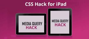 CSS hack for iPad only