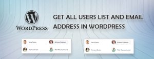 Get all users list and email address in WordPress